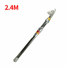 Load image into Gallery viewer, Carbon Fiber Telescopic Fishing Rod Sea Saltwater Portable Spinning Pole
