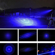 Load image into Gallery viewer, Long Range High Power Blue Lazer with Five Star Cap and Protective Glasses
