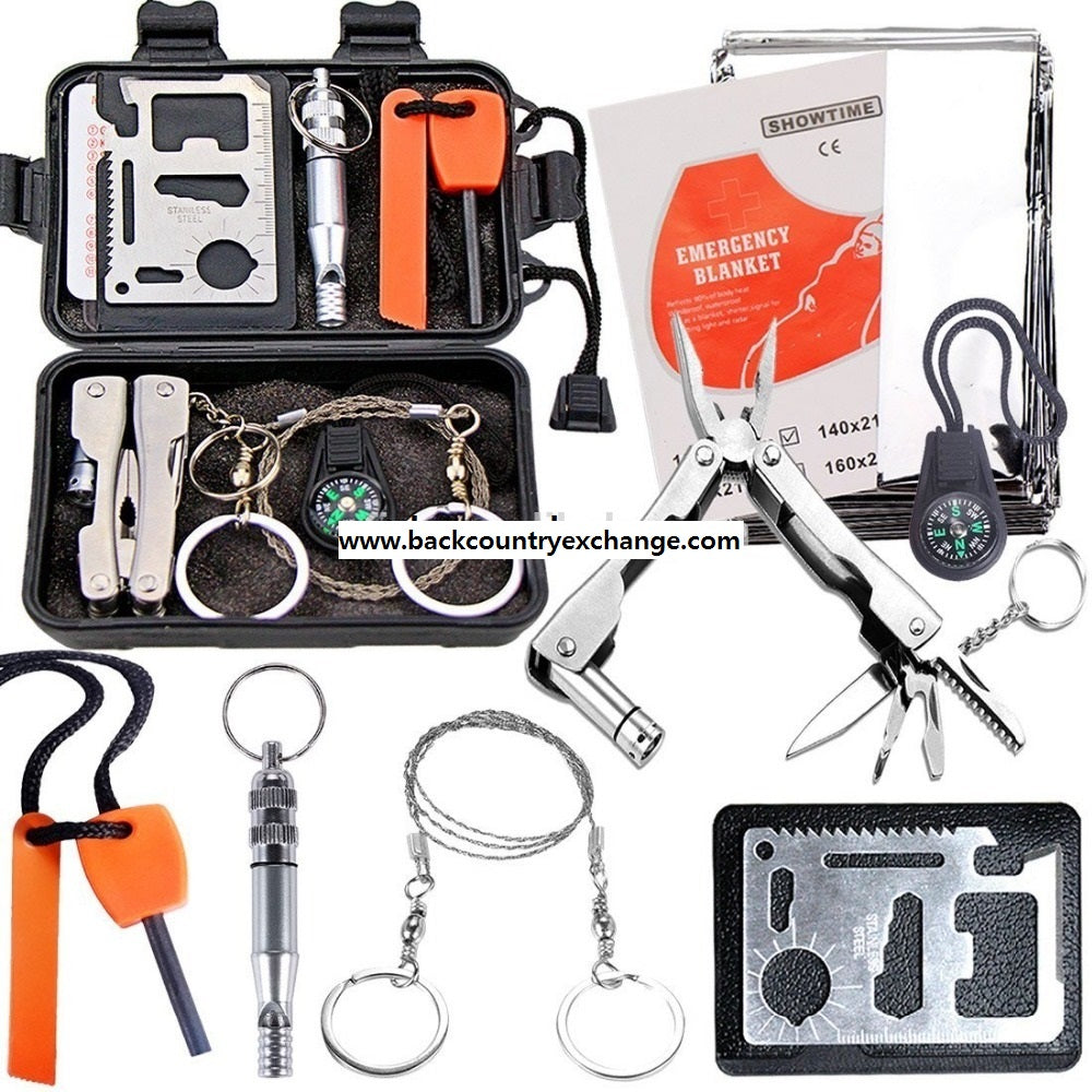 Multi functional all in one Kit for Camping Hiking Travelling or Adventures