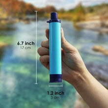 Load image into Gallery viewer, 1-6 Pack Portable Water Filter Straw Purifier Camping Gear
