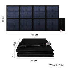 Load image into Gallery viewer, 120W 12V Foldable Solar Panel Kit Portable Generator Charger Power Station USB

