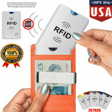 Load image into Gallery viewer, RFID Blocking Sleeves - Credit Card Holders &amp; Passport Protectors
