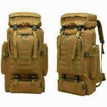Load image into Gallery viewer, 80L Hiking, Hunting, Bugout Backpack

