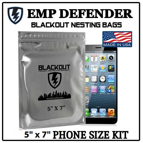 FARADAY CAGE EMP ESD PHONE BAGS SIZE 5