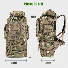 Load image into Gallery viewer, 100L Bugout/ Hunting/ Hiking Backpack
